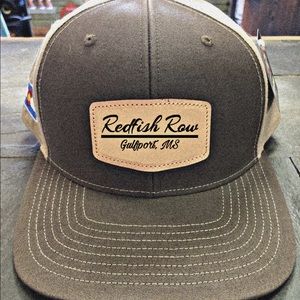 Redfish Row Leather Patch Hat.